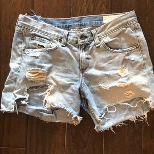 Rag & Bone distressed jean shorts